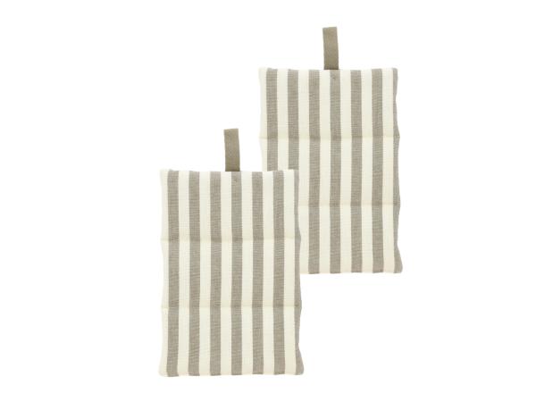 BITZ Södahl Harmony Pot holders 15 x 23 cm 2 pcs Taupe