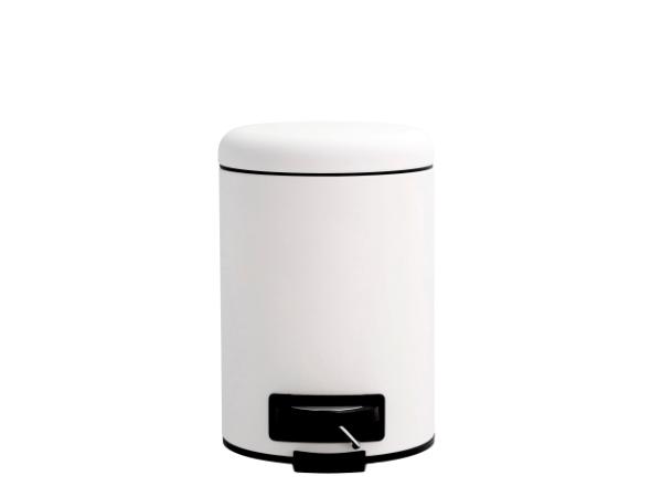 BITZ Södahl Mono Pedal bin Dia. 17 x 25 0 cm 3 liter White