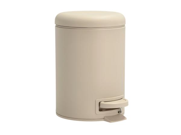 BITZ Södahl Mono Pedal Bin Dia 17 x 25 cm 3 liter Beige