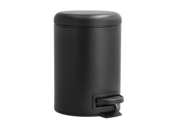 BITZ Södahl Mono Pedal Bin Dia 17 x 25 cm 3 liter Black