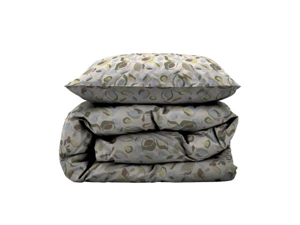 BITZ Södahl Organic Abstract Bed Linen 135 X 200 Cm Sky Blue