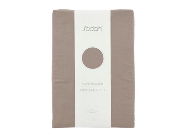 BITZ Södahl Organic Calm Envelope Sheet 140 X 200 X 8 Cm Taupe