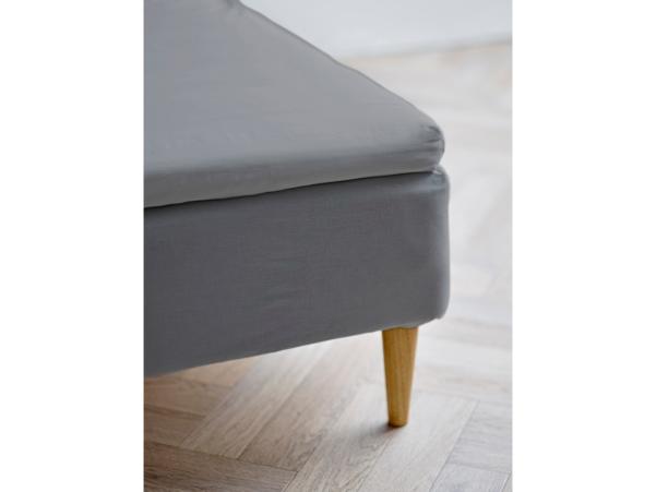 BITZ Södahl Organic Calm Envelope Sheet 180 X 200 X 8 Cm Stone Grey