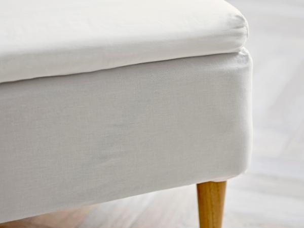 BITZ Södahl organic Calm Envelope sheet 90 x 200 x 8 cm Offwhite