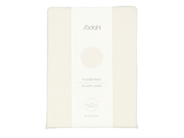 BITZ Södahl Organic Calm Pillowcase 60 X 63 Cm 2 Pcs Offwhite
