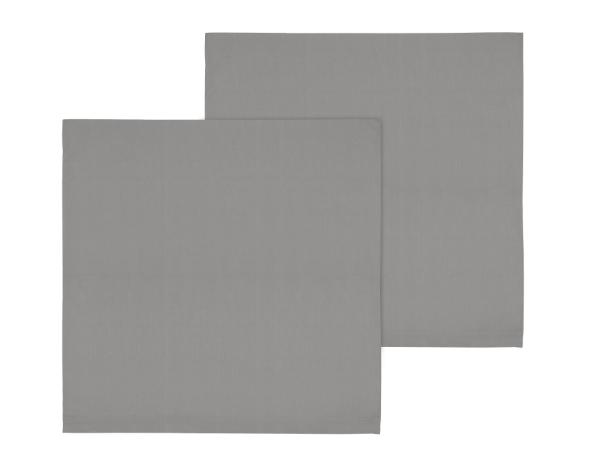 BITZ Södahl organic Calm Pillowcase 60 x 63 cm 2 pcs Stone Grey
