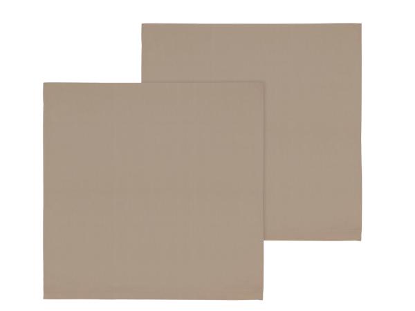 BITZ Södahl organic Calm Pillowcase 60 x 63 cm 2 pcs Taupe