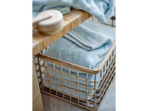 BITZ Södahl Organic Comfort Wash Cloth 30 X 30 Cm Linen Blue