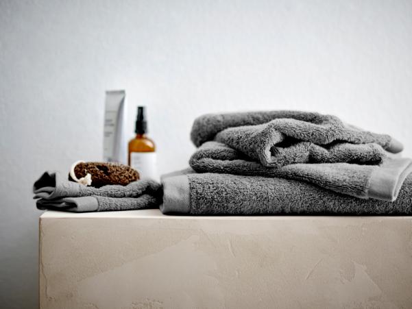 BITZ Södahl Organic Comfort Wash Cloth 30 X 30 Cm Stone Grey