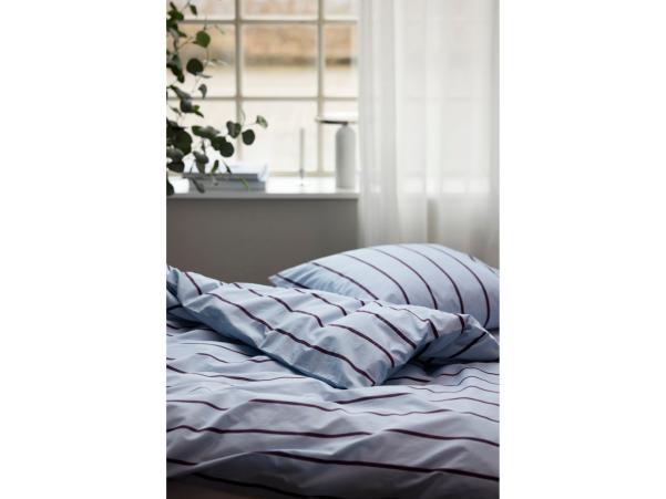 BITZ Södahl Organic Echo Bed Linen 140 X 220 Cm Sky Blue