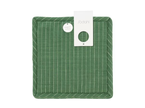 BITZ Södahl Organic Line Pot Holders 20 X 20 Cm 2 Pcs Green