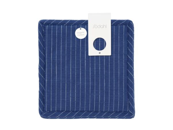 BITZ Södahl Organic Line Pot Holders 20 X 20 Cm 2 Pcs Royal Blue