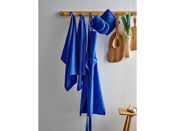 BITZ Södahl Organic Line Pot Holders 20 X 20 Cm 2 Pcs Royal Blue