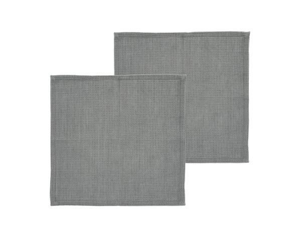 BITZ Södahl organic Spectrum Dish cloth 30 x 30 cm 2 pcs Stone Grey