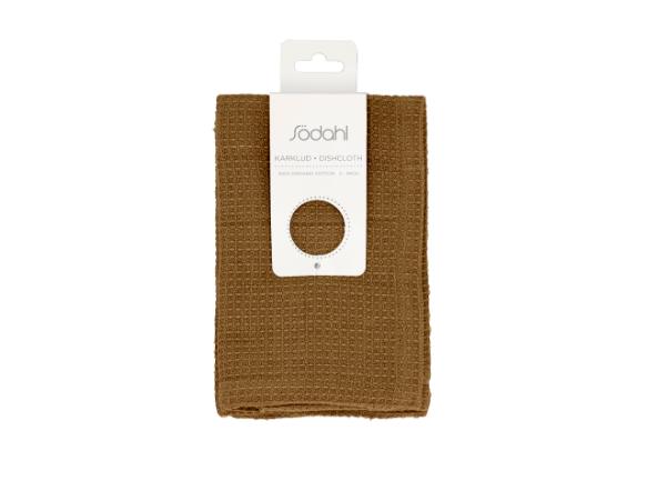 BITZ Södahl Organic Spectrum Dish Cloth 30 X 30 Cm 2 Pcs Warm Taupe