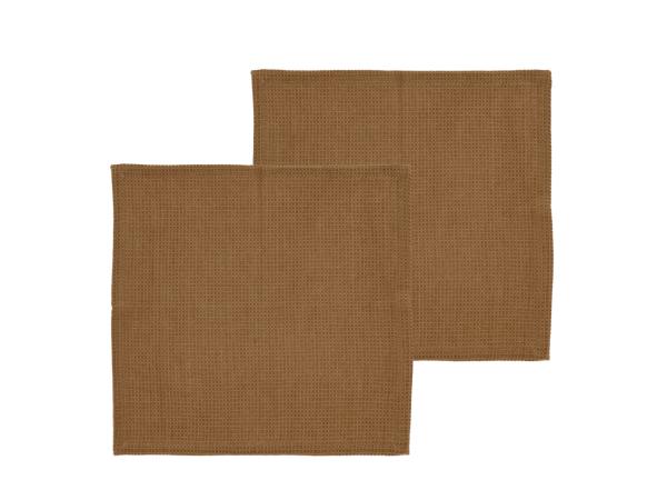 BITZ Södahl organic Spectrum Dish cloth 30 x 30 cm 2 pcs Warm Taupe