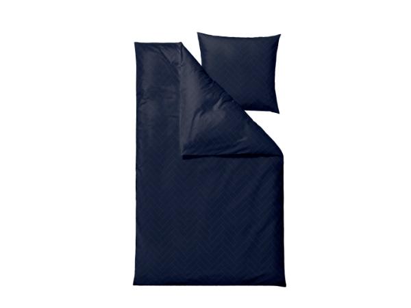 BITZ Södahl organic Tiles Bed linen 140 x 200 cm Ink blue