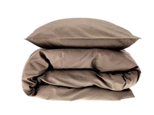 BITZ Södahl Organic Tiles Bed Linen 140 X 220 Cm Taupe