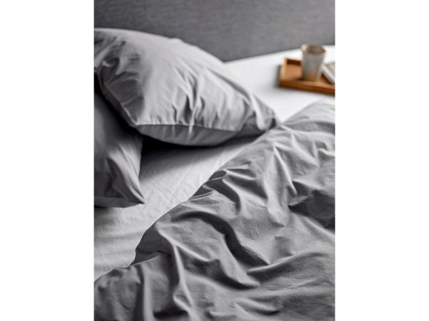 BITZ Södahl Organic Whisper Bed Linen 140 X 200 Cm Stone Grey