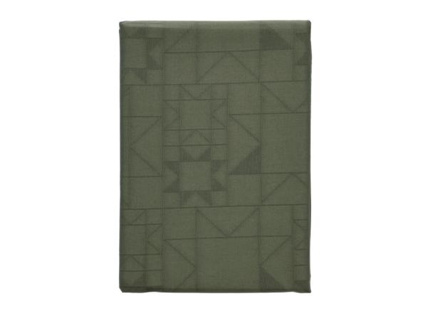 BITZ Södahl Star Damask Christmas Tablecloth 140 X 370 Cm Forest Green