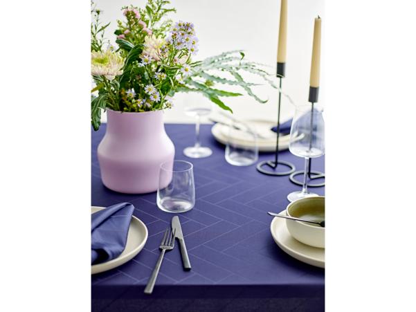 BITZ Södahl Tiles Acrylic Tablecloth With Antislip 140 Cm Indigo