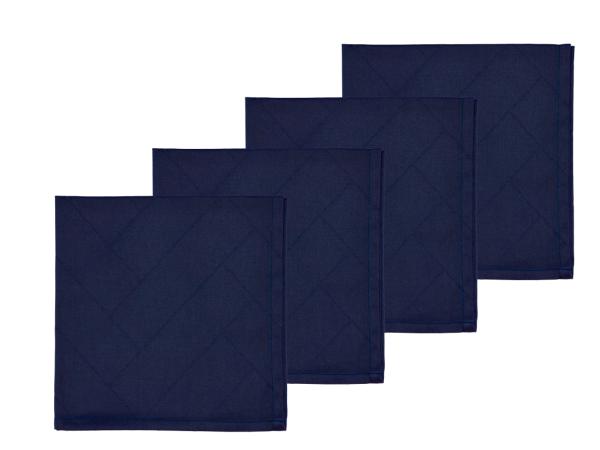 BITZ Södahl Tiles Damask Napkins 45 x 45 cm 4 pcs Indigo