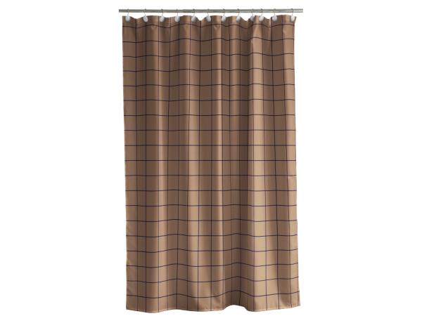 BITZ Södahl Vista Shower Curtain 180 x 200 cm Warm Taupe
