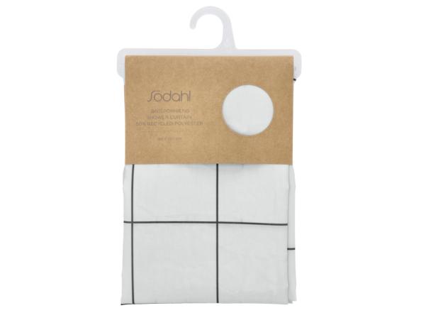 BITZ Södahl Vista Shower Curtain 180 X 220 Cm Cloud Grey