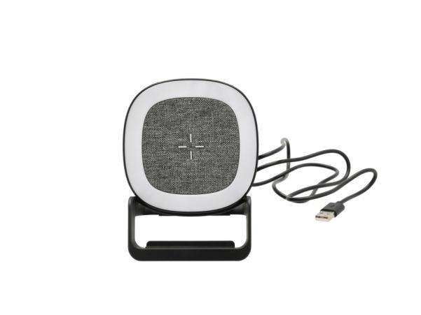 BITZ Still Speaker With Charger And Light X 10 6 X 9 5 X 14 3 Cm Black