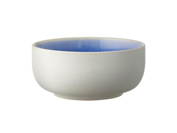 BITZ Studio Round North Bowl Dia 11 cm Matte white/Shiny river