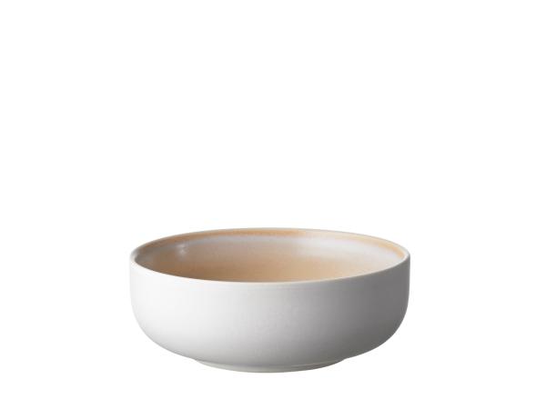 BITZ Studio Round North Bowl Dia 15 cm Matte white/Matte sand