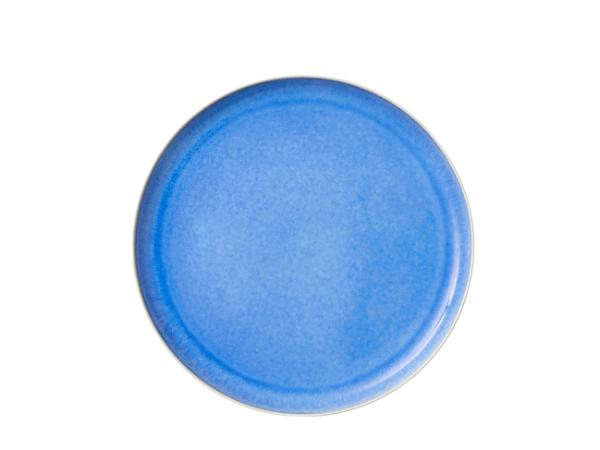 BITZ Studio Round North Dinner plate Dia 27 cm Matte white/Shiny river