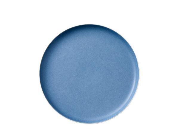 BITZ Studio Round North Dinner plate Dia 27 cm Matte white/Matte river