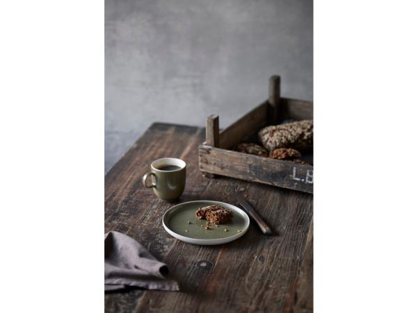 BITZ Studio Round North Mug 33 Cl Matte Moss/Matte White