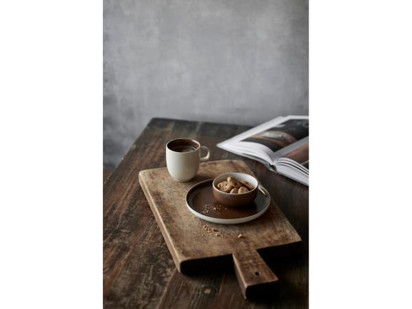 BITZ Studio Round North Mug 33 Cl Matte White/Matte Bark