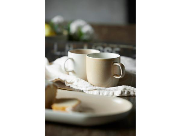 BITZ Studio Round North Mug 33 Cl Matte White/Matte Sand