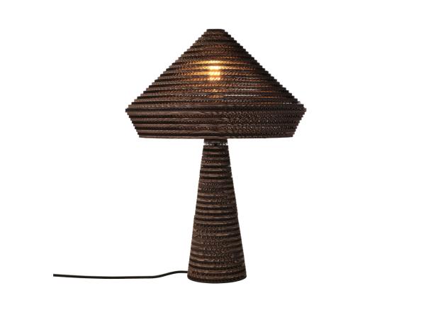 BITZ Villa Collection Alk Table Lamp Dia 42 X 54 Cm Brown