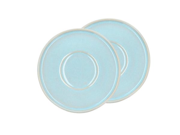 BITZ Villa Collection Allure Saucer Dia 13.2 x 1.5 cm 2 pcs Light blue