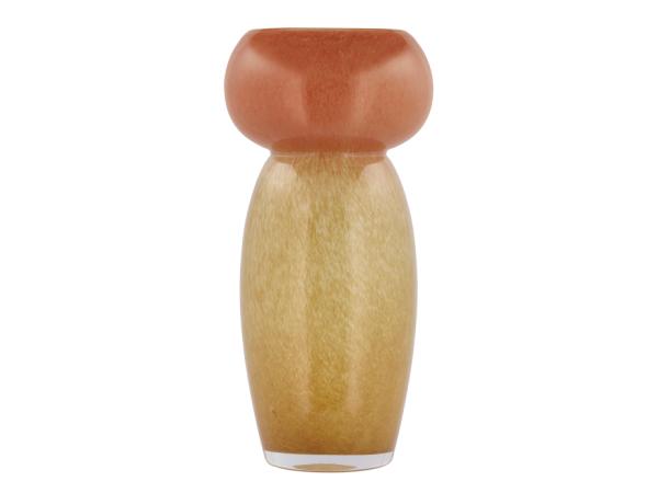 BITZ Villa Collection Aurora Vase Dia 14.5 x 30 cm Yellow/Amber