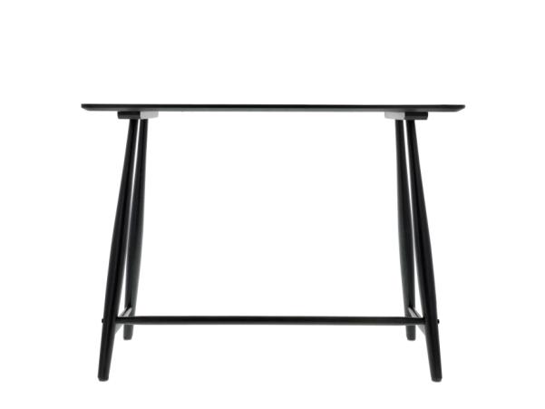 BITZ Villa Collection Bast Desk 100 X 44.5 X 73 Cm Black