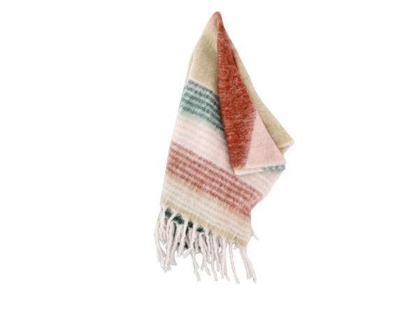 BITZ Villa Collection Bliss Throw 130 X 170 Cm Sand/Apricot/Rose/Green
