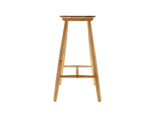 BITZ Villa Collection Bodo High Stool 46.5 X 28 X 64 Cm Nature Oiled Oak
