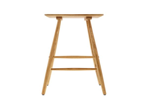 BITZ Villa Collection Bodo High Stool 46.5 X 28 X 64 Cm Nature Oiled Oak