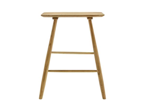 BITZ Villa Collection Bodo High stool 46.5 x 28 x 64 cm Nature oiled Oak