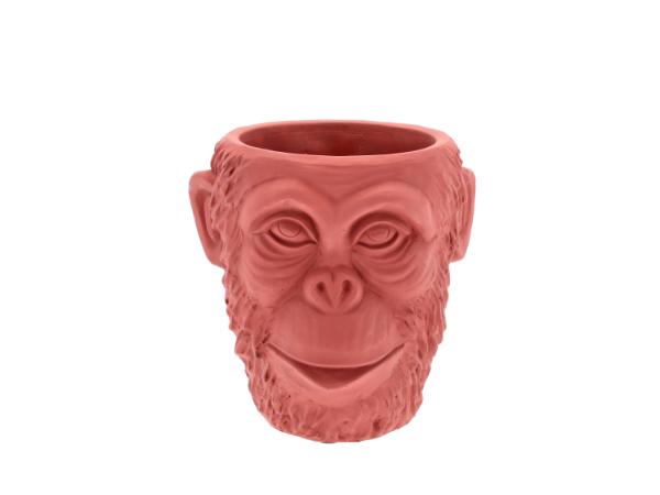BITZ Villa Collection Calbe Flowerpot Dia 19 x 19 cm Red Brown