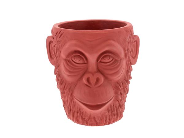 BITZ Villa Collection Calbe Flowerpot Dia 22 x 22.5 cm Red Brown