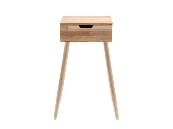 BITZ Villa Collection Ebern Side table 30 x 40 x 80 cm White washed