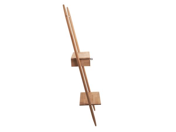 BITZ Villa Collection Ebern Wall Shelf 47 X 170 Cm White Washed