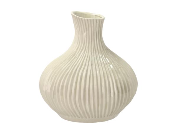 BITZ Villa Collection Eik Vase Dia 31 x 33.5 cm Cream