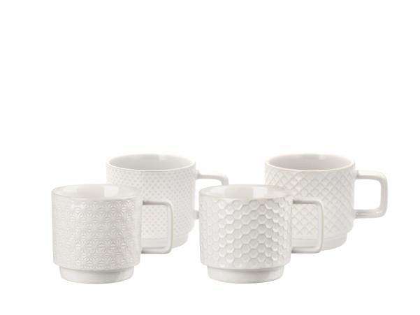 BITZ Villa Collection Elstra Mug 0.3 Liter Offwhite Ass